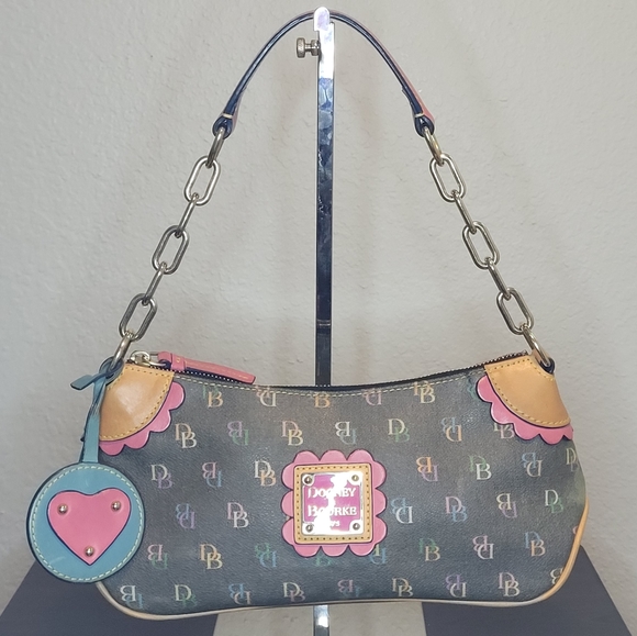 Dooney & Bourke Bags Dooney And Bourke Y2k Daisy Monogram Rainbow Small Shoulder Bag Poshmark